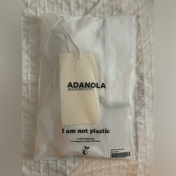 NWT Adanola Double Strap Sports Bra - Women’s Medium - White - SOLD OUT! - Picture 8 of 15